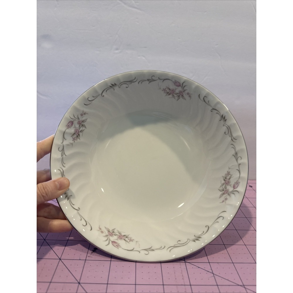 Gold Standard Genuine‎ Porcelain Japan China Pink Rose  9" Round Vegetable Bowl
